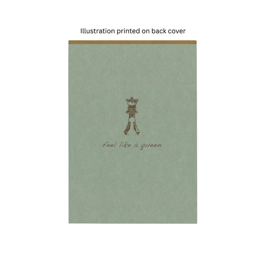 Clairefontaine - Flying Spirit Lined A5 Notepad : Eucalyptus Green - Queen