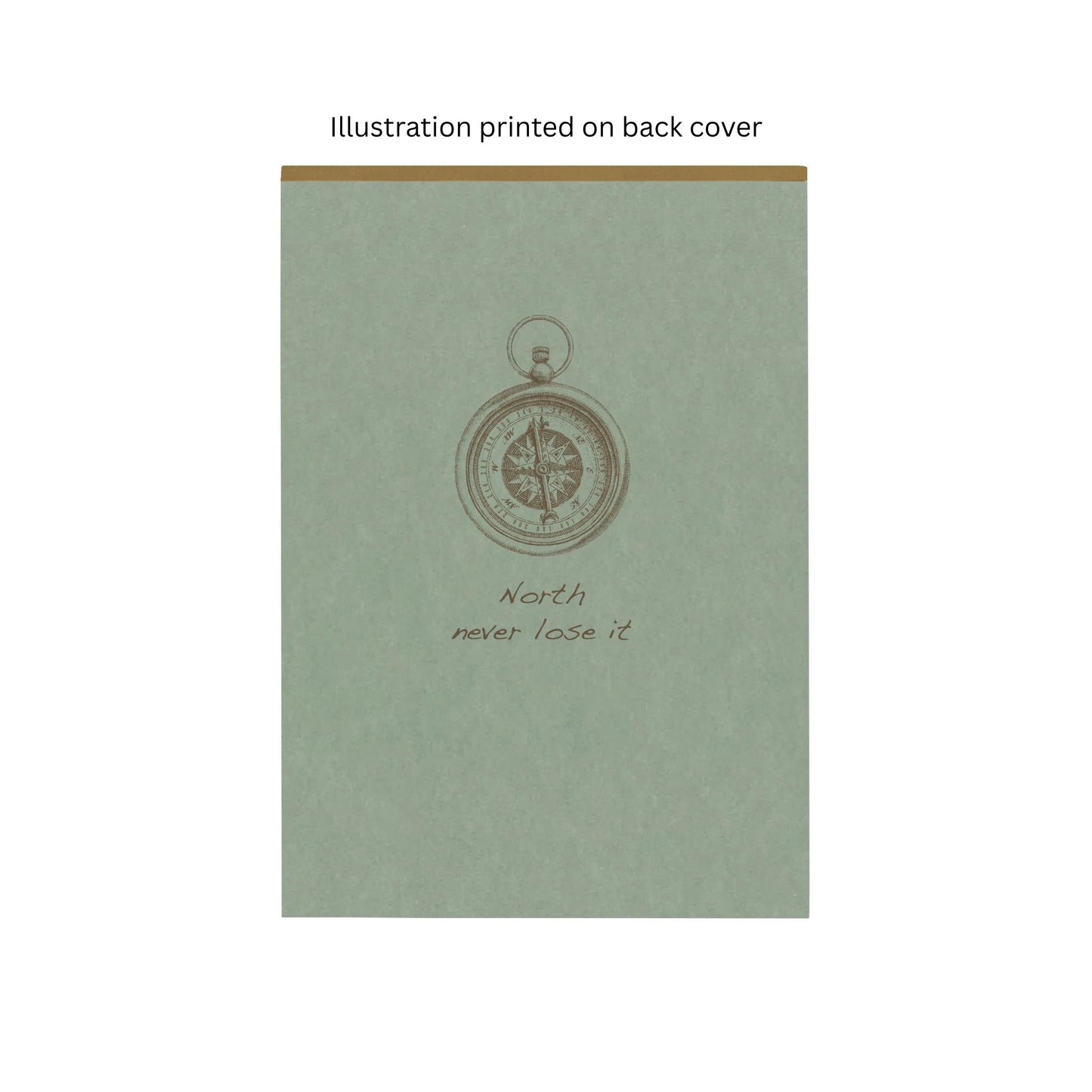 Clairefontaine - Flying Spirit Lined A5 Notepad : Eucalyptus Green - North