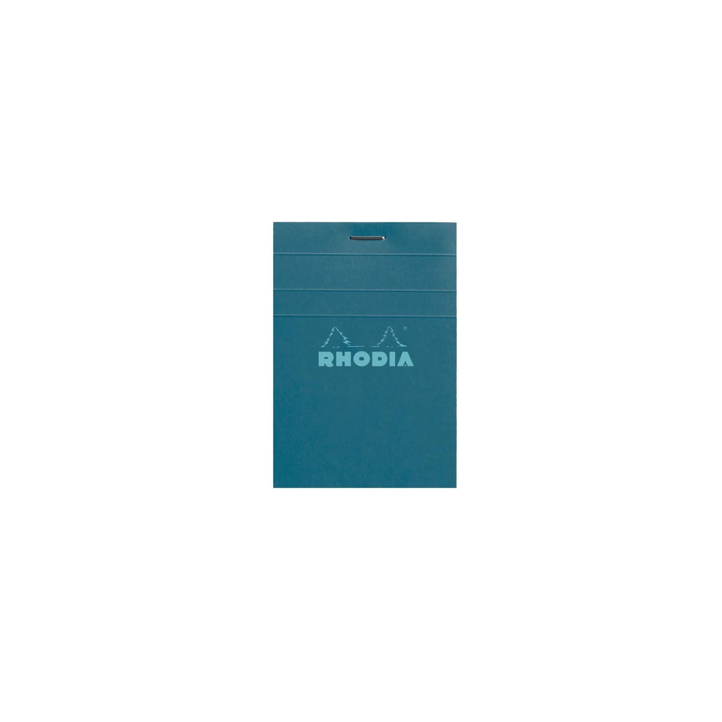 Rhodia - No. 11 Top Stapled Notepad A7 Grid/Graph - Peacock