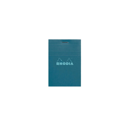 Rhodia - No. 11 Top Stapled Notepad A7 Grid/Graph - Peacock