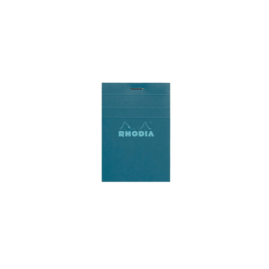 Rhodia - No. 11 Top Stapled Notepad A7 Grid/Graph - Peacock