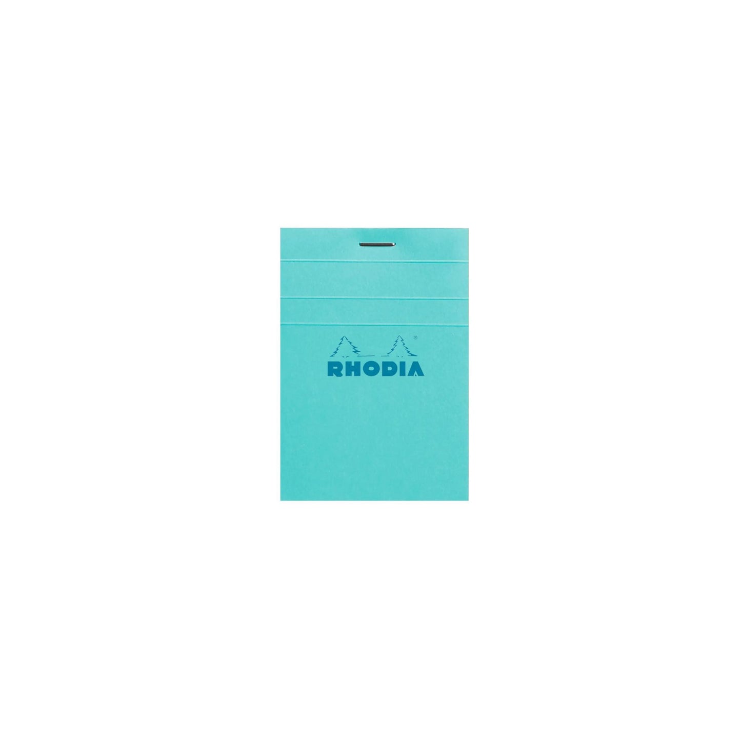 Rhodia - No. 11 Top Stapled Notepad A7 Grid/Graph - Azure Blue