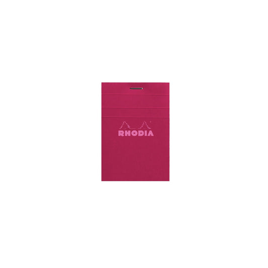 Rhodia - No. 11 Top Stapled Notepad A7 Grid/Graph - Plum