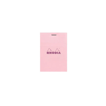 Rhodia - No. 11 Top Stapled Notepad A7 Grid/Graph - Rose