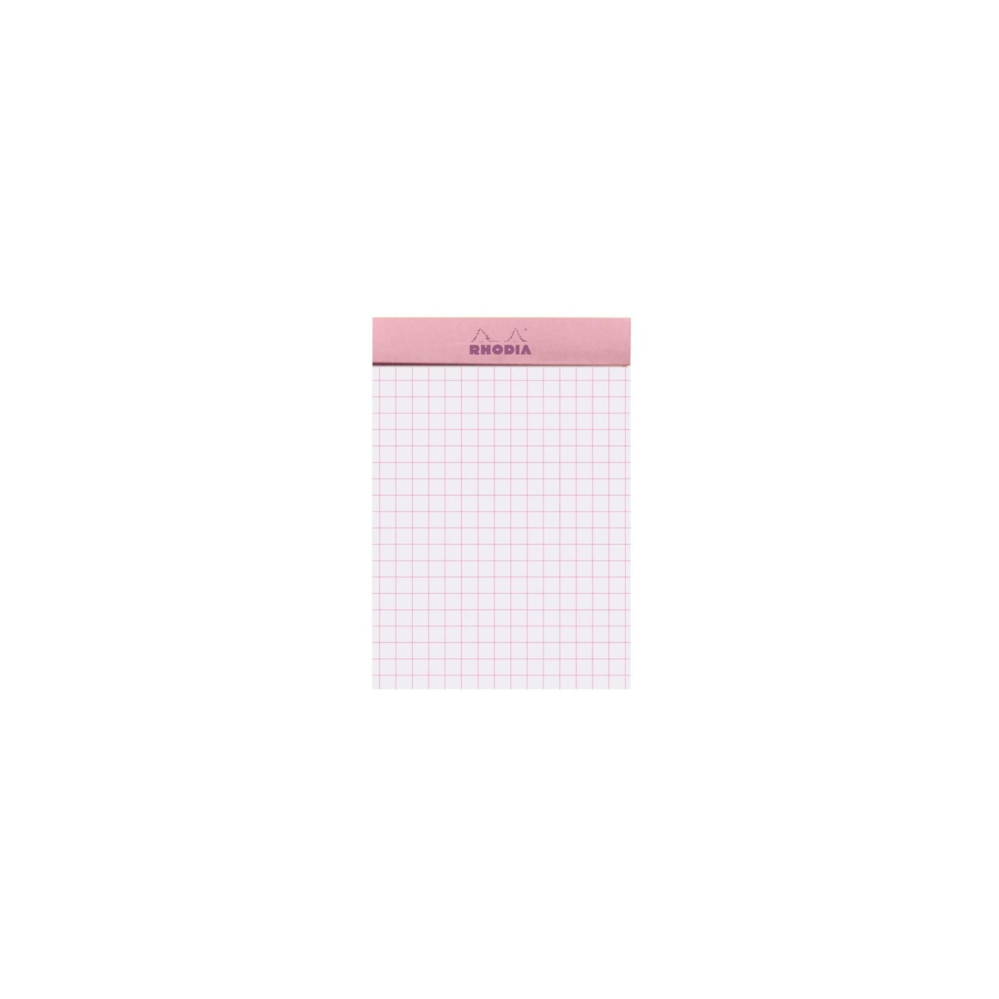 Rhodia - No. 11 Top Stapled Notepad A7 Grid/Graph - Rose