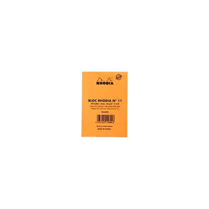 Rhodia - Cuaderno de espiral superior núm. 11 A7 cuadrícula/punteado - Pavo Real