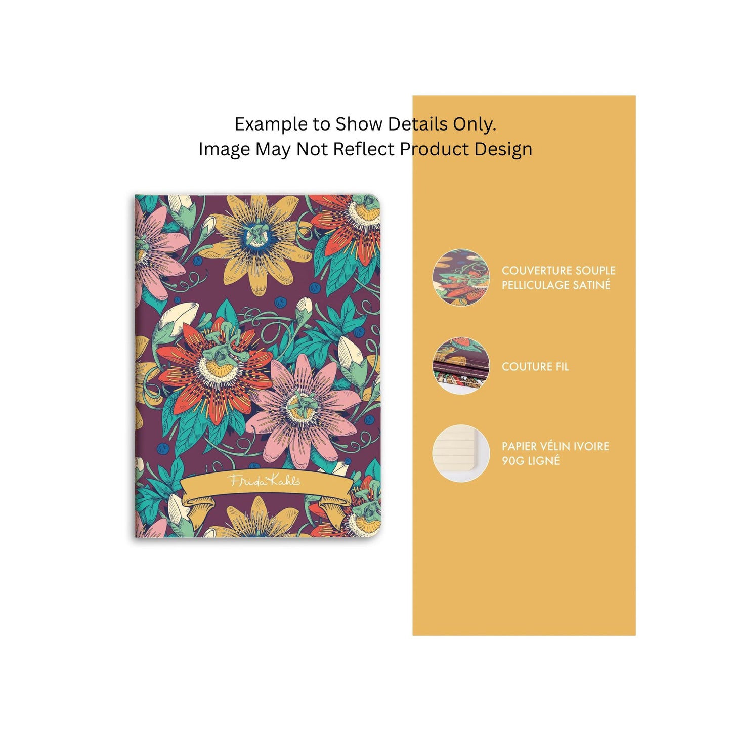 Clairefontaine - Frida Kahlo A5 Lined Softcover Notebook