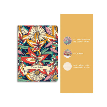 Clairefontaine - Frida Kahlo A4 Lined Notebook