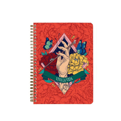 Clairefontaine - Frida Kahlo Wire-Bound A5 Lined Notebook
