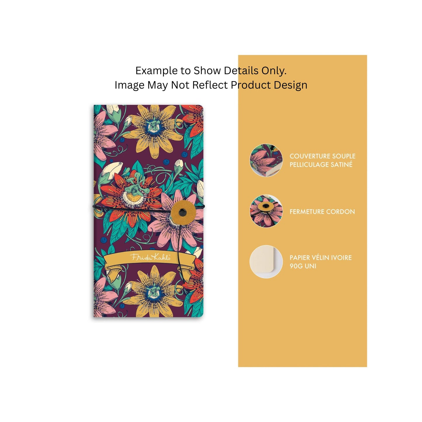 Clairefontaine - Frida Kahlo Blank Slim Notebook