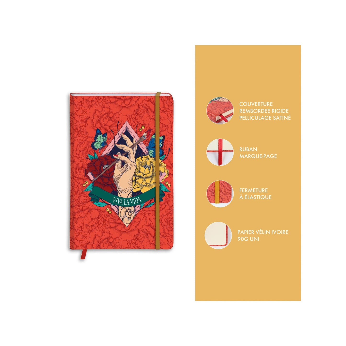 Clairefontaine - Frida Kahlo Blank A6 Notebook