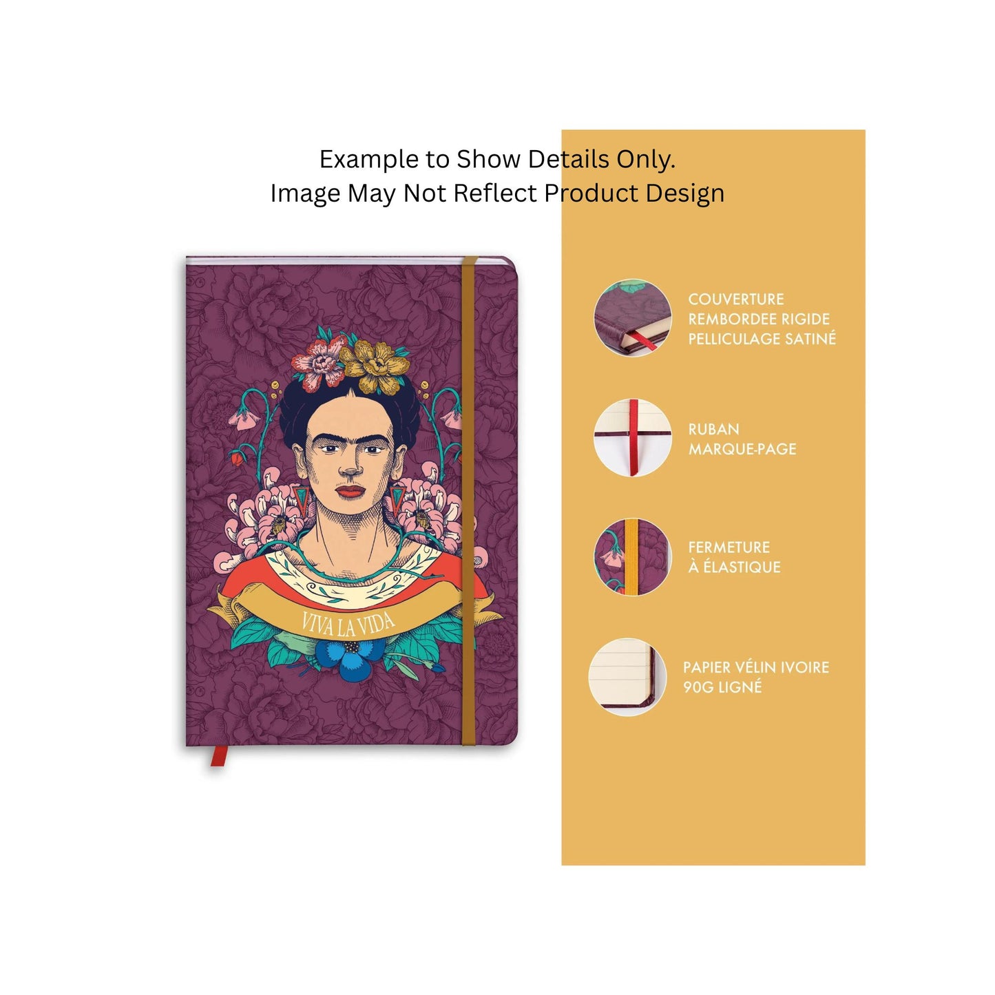 Clairefontaine - Frida Kahlo A5 Lined Notebook