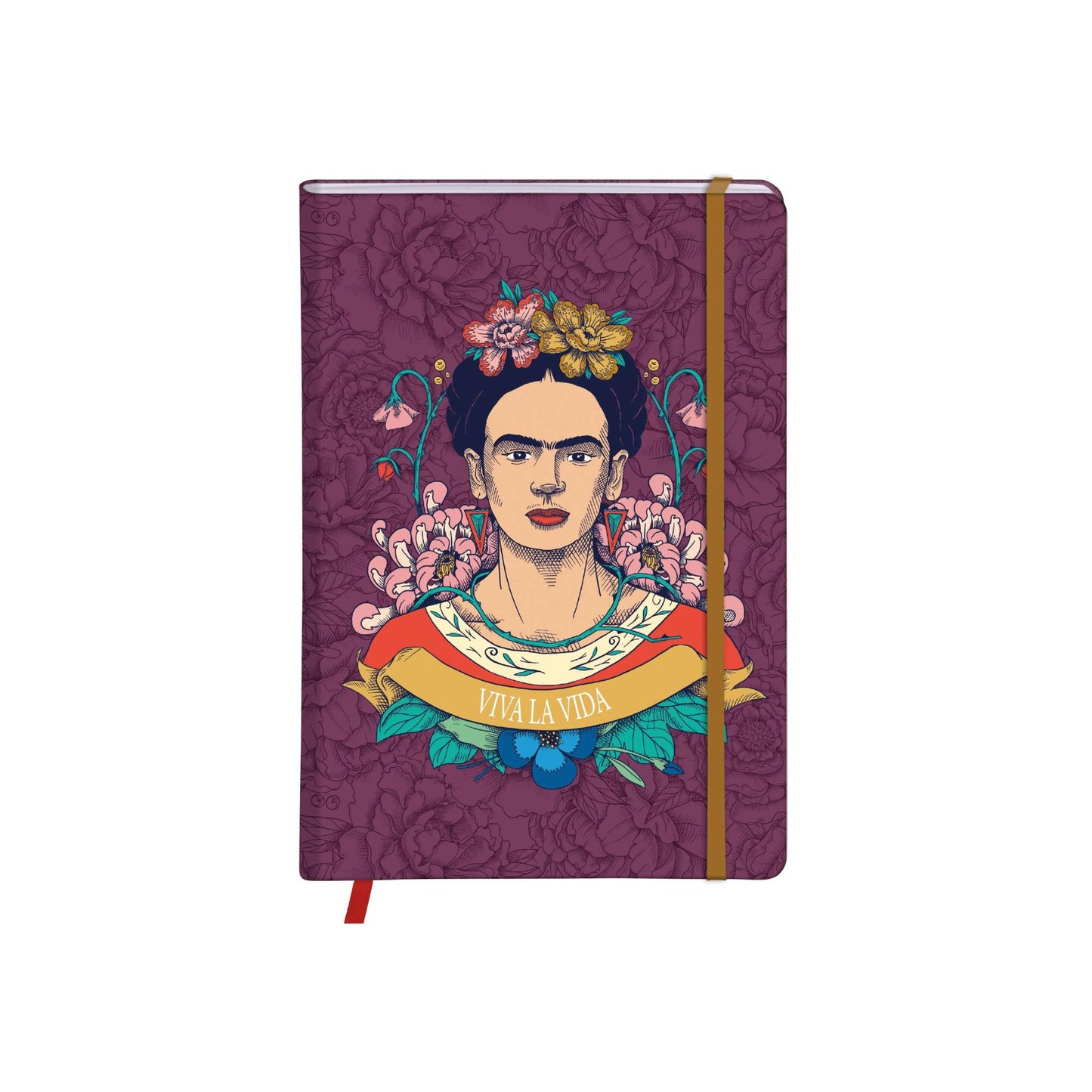 Clairefontaine - Frida Kahlo A5 Lined Hardcover Notebook