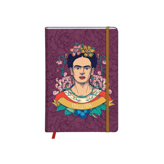 Clairefontaine - Frida Kahlo A5 Lined Hardcover Notebook