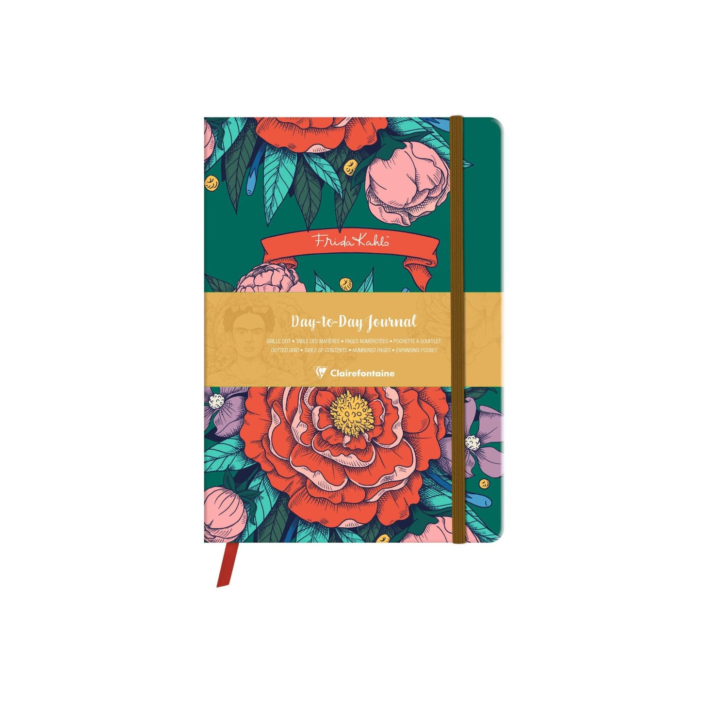 Clairefontaine - Frida Kahlo Day-to-Day B5 Dot-Grid Journal