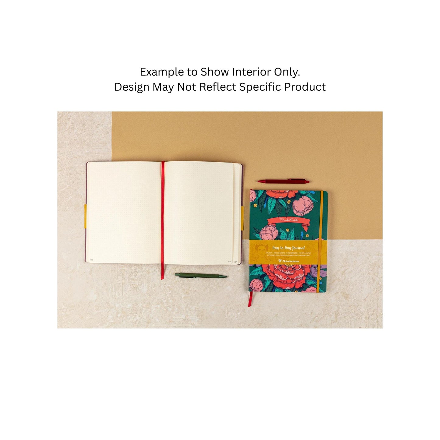 Clairefontaine - Frida Kahlo Day-to-Day B5 Dot-Grid Journal