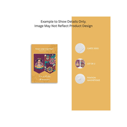 Clairefontaine - Frida Kahlo Set of 2 Magnetic Bookmarks