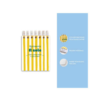 Clairefontaine - Dolce Amore Wire-Bound Blank Block Notepad
