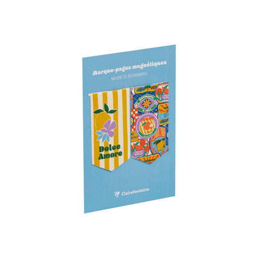 Clairefontaine - Dolce Amore Set of 2 Magnetic Bookmarks