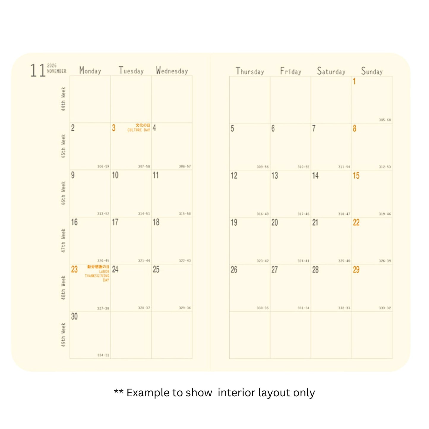 Rhodia - 2027 Monthly Planner - 16 Month - Pocket - Orange
