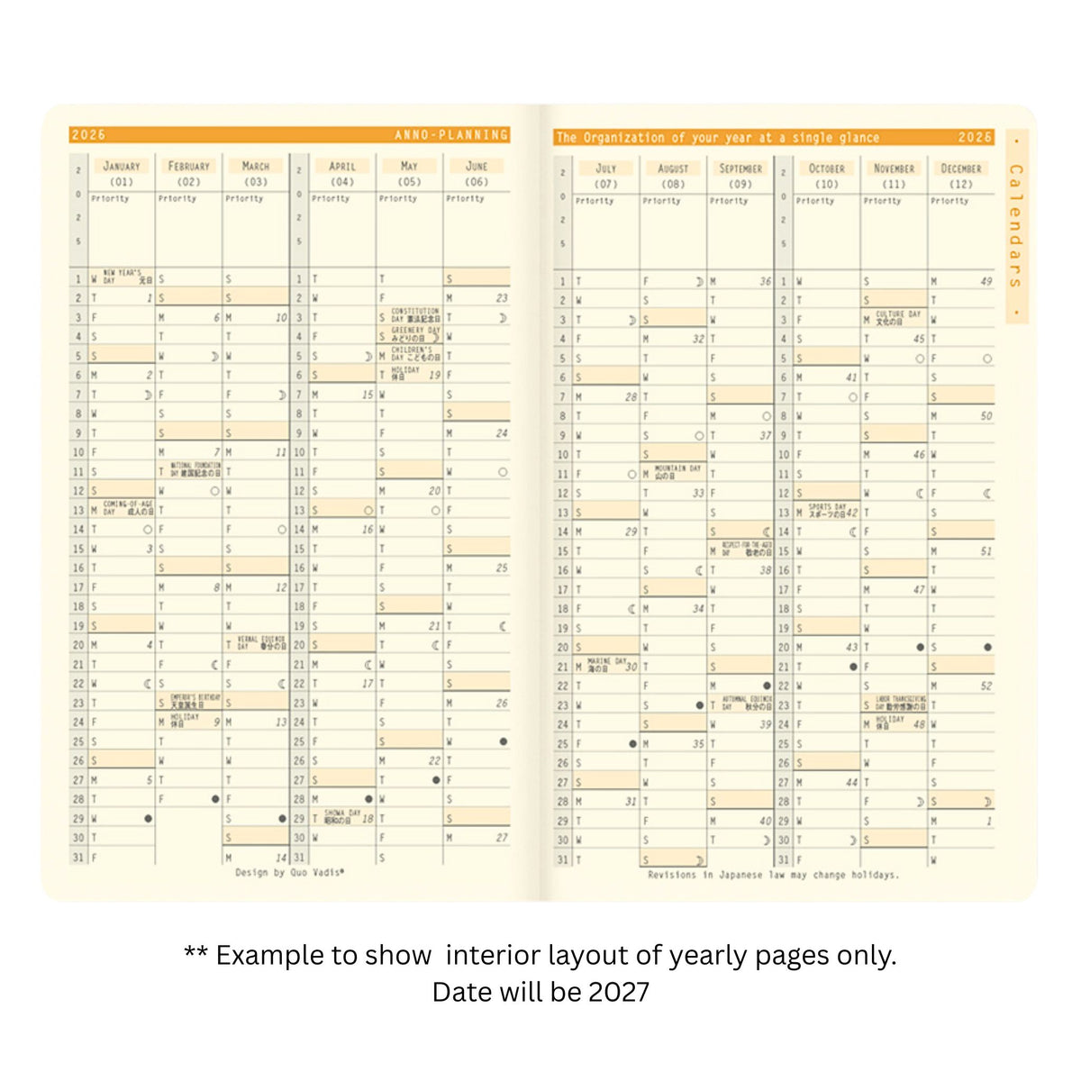 Rhodia - 2027 Monthly Planner - 16 Month - Pocket - Orange