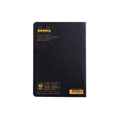 Rhodia - Cahier - Notebook - A5 - Grid / Graph - Black