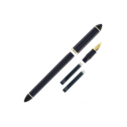 Sailor - Fude DE Mannen Calligraphy Fountain Pen 40 Degree Nib - Dark Blue