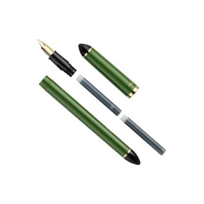 Sailor - Fude DE Mannen Calligraphy Fountain Pen 55 Degree Nib - Green