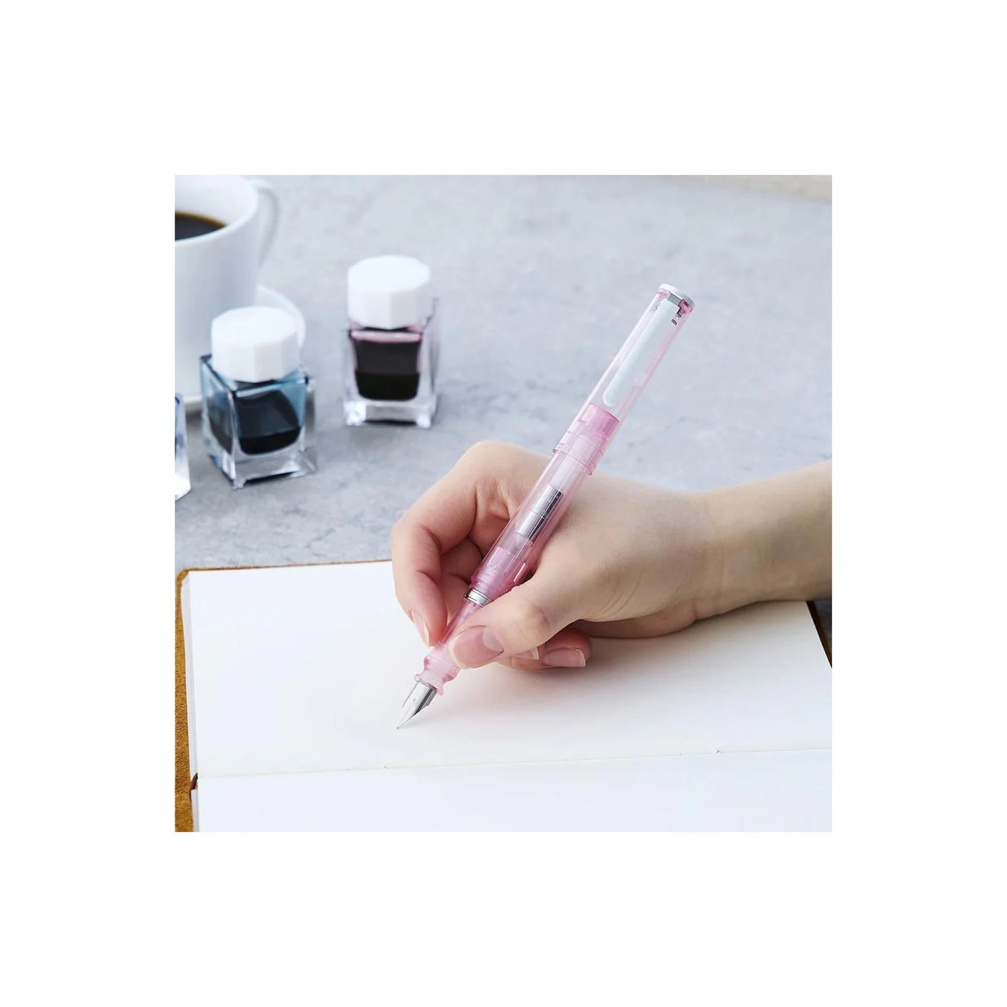 Sailor - TUZU Adjust Fountain Pen Glassy Crystal Cherry - Nib Sizes: Fine, Medium, Broad