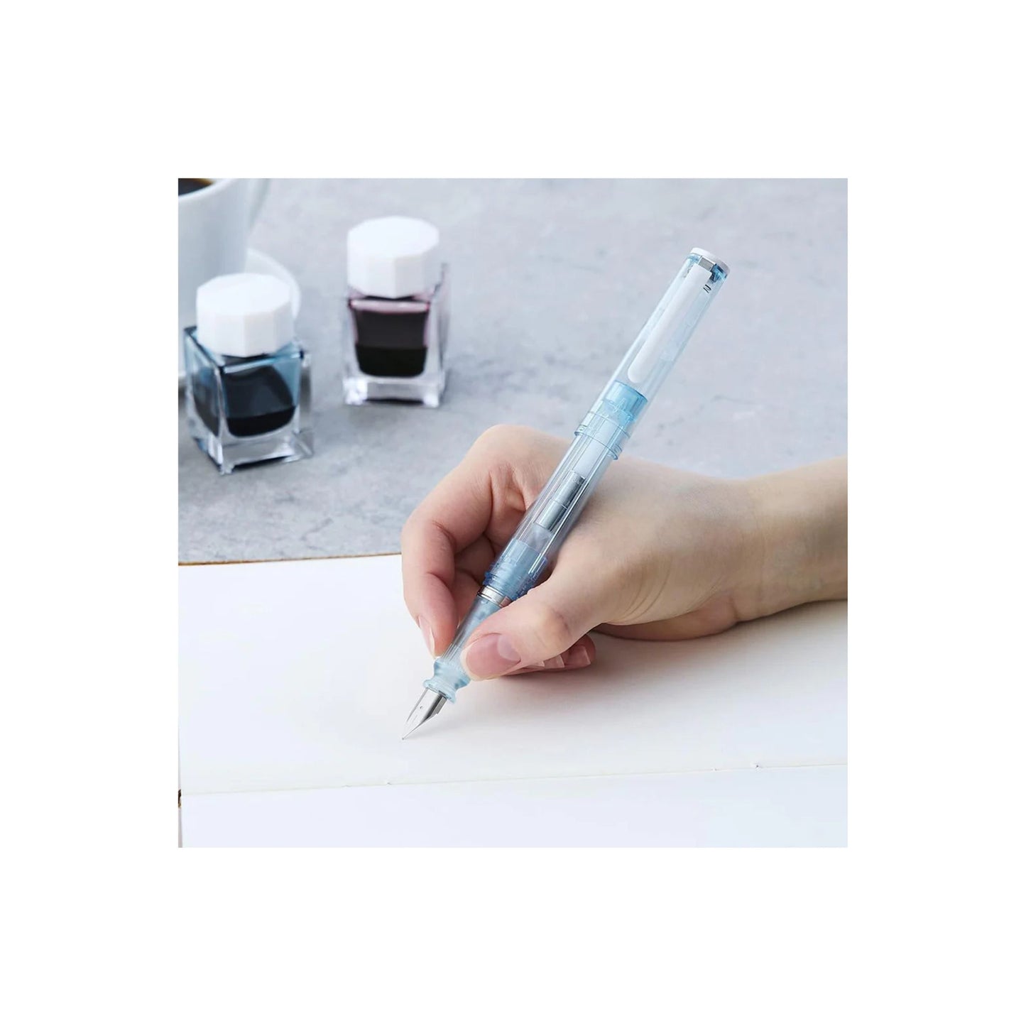 Sailor - TUZU Adjust Fountain Pen Glassy Crystal Sky - Nib Sizes: Fine, Medium, Broad
