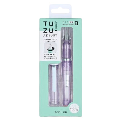 Sailor - TUZU - ADJUST - Fountain Pen - Glassy Crystal - Violet - Limited Edition - Fine, Medium, Broad