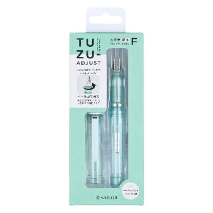 Sailor - TUZU - ADJUST - Fountain Pen - Glassy Crystal - Mint - Limited Edition - Fine, Medium, Broad