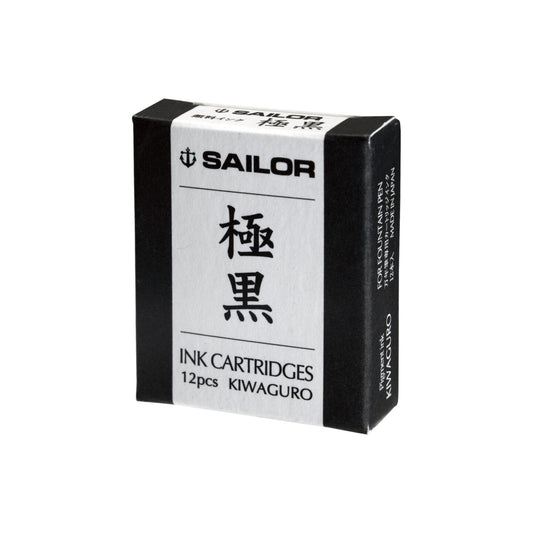 Sailor - Kiwaguro Ink Cartridges - Black (12 pack)