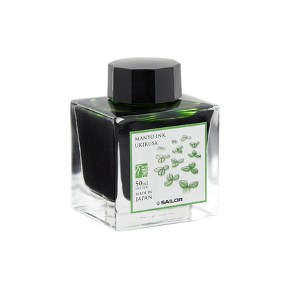 Sailor - Manyo Ink Bottle 50ml - Ukikusa
