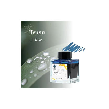 Sailor - Manyo 5th Anniversary Ink Bottle 50ml - Tsuyu