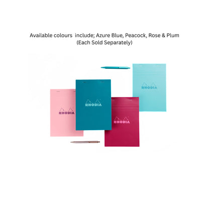 Rhodia - No. 13 Top Stapled Notepad A6 Grid/Graph - Rose