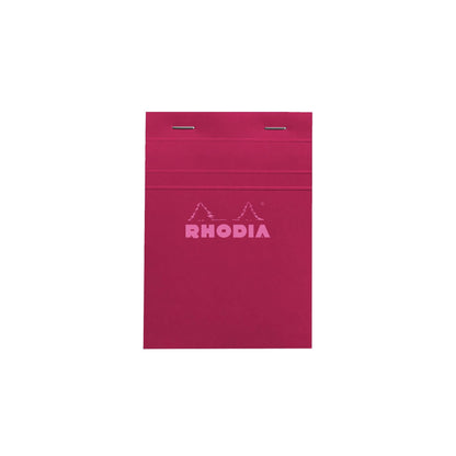 Rhodia - No. 13 Top Stapled Notepad A6 Grid/Graph - Plum
