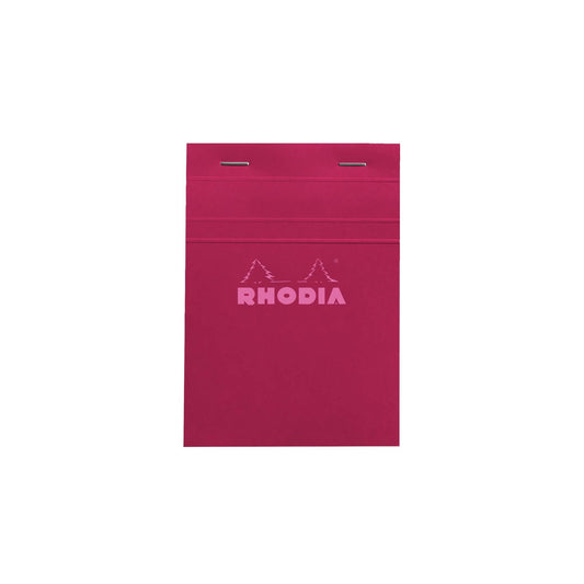 Rhodia - No. 13 Top Stapled Notepad A6 Grid/Graph - Plum