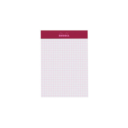 Rhodia - No. 13 Top Stapled Notepad A6 Grid/Graph - Plum