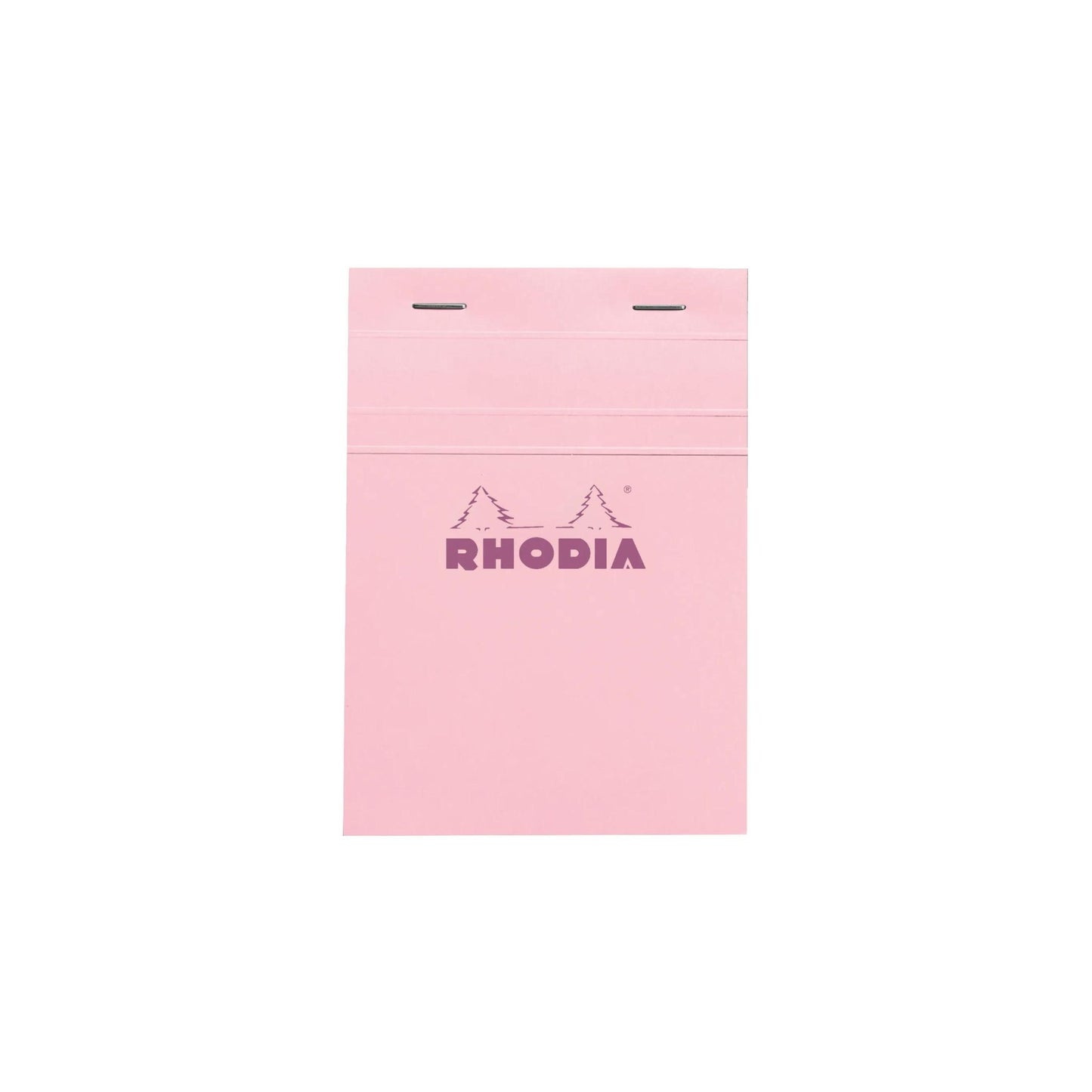 Rhodia - No. 13 Top Stapled Notepad A6 Grid/Graph - Rose