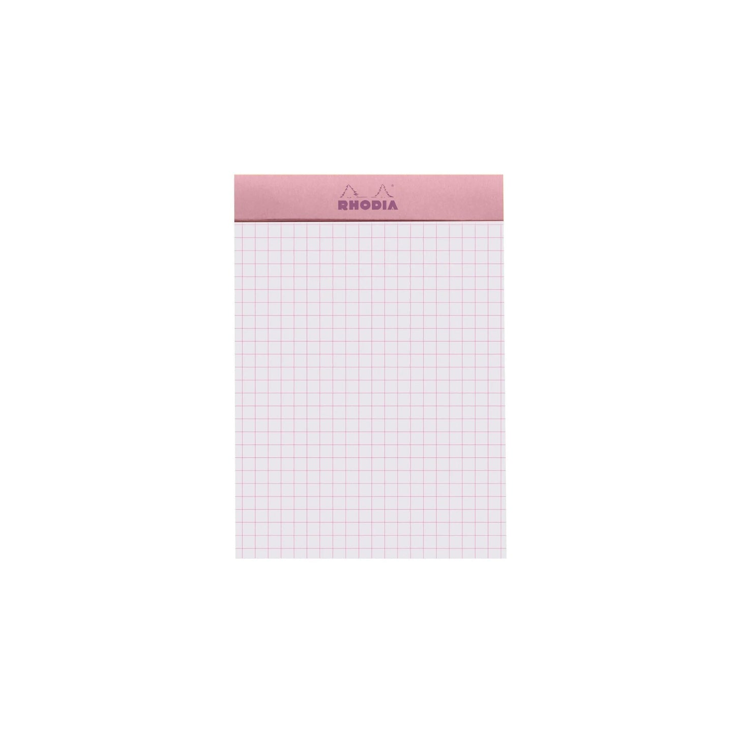 Rhodia - No. 13 Top Stapled Notepad A6 Grid/Graph - Rose