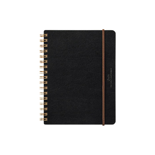 MIDORI - Grain Memo - Bonded Leather Cover - Notebook - B6 - Black