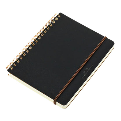 MIDORI - Grain Memo - Bonded Leather Cover - Notebook - B6 - Black