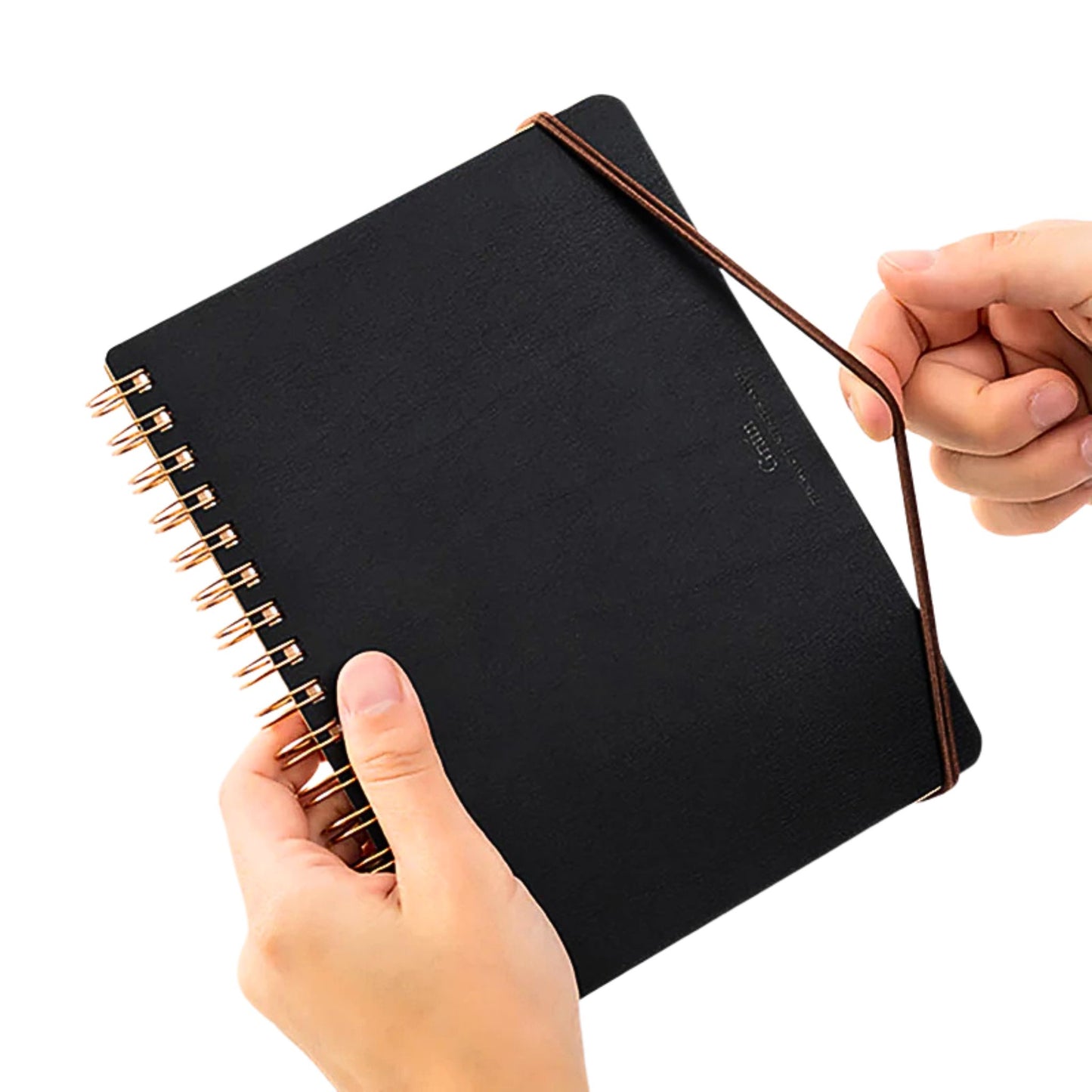 MIDORI - Grain Memo - Bonded Leather Cover - Notebook - B6 - Black