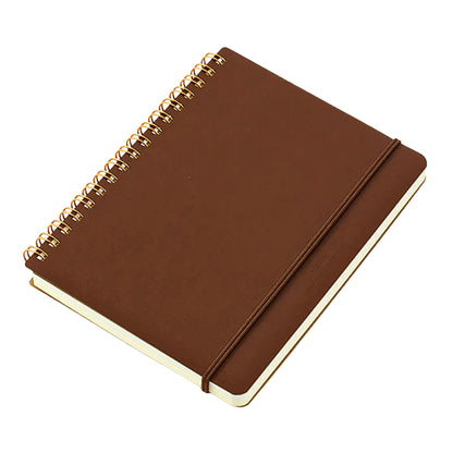 MIDORI - Grain Memo - Bonded Leather Cover - Notebook - B6 - Dark Brown