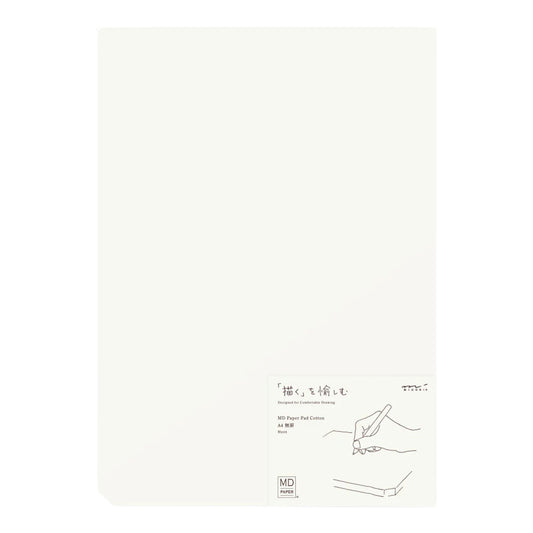 MIDORI - MD Paper - Cotton Paper Pad - Blank - A4