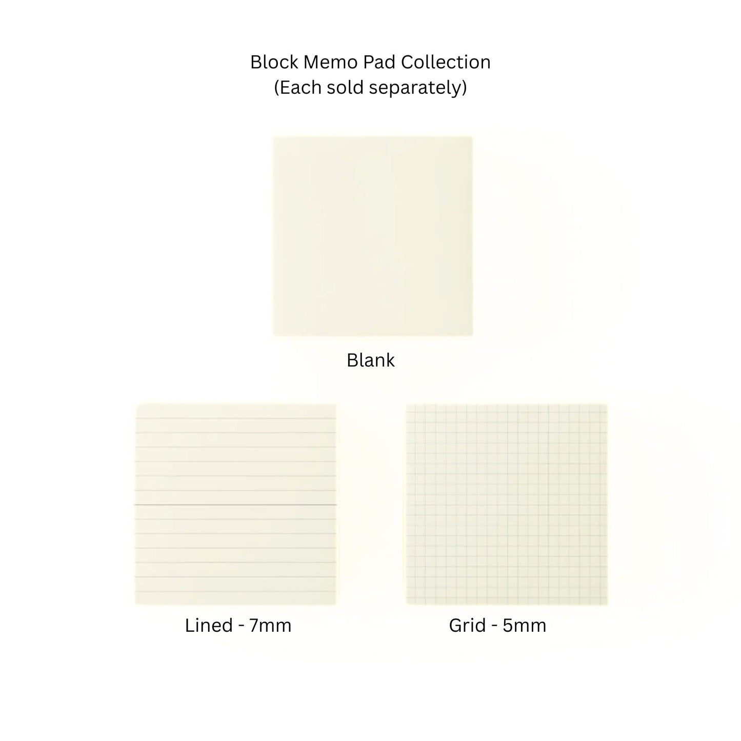 MD Product - Block Memo Pad - Blank