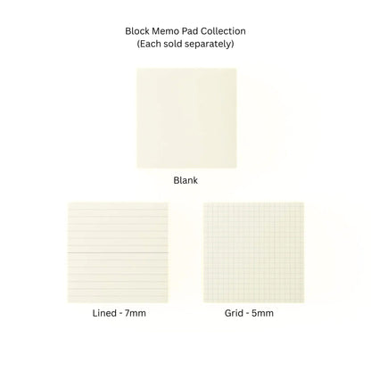 MD Product - Block Memo Pad - Blank