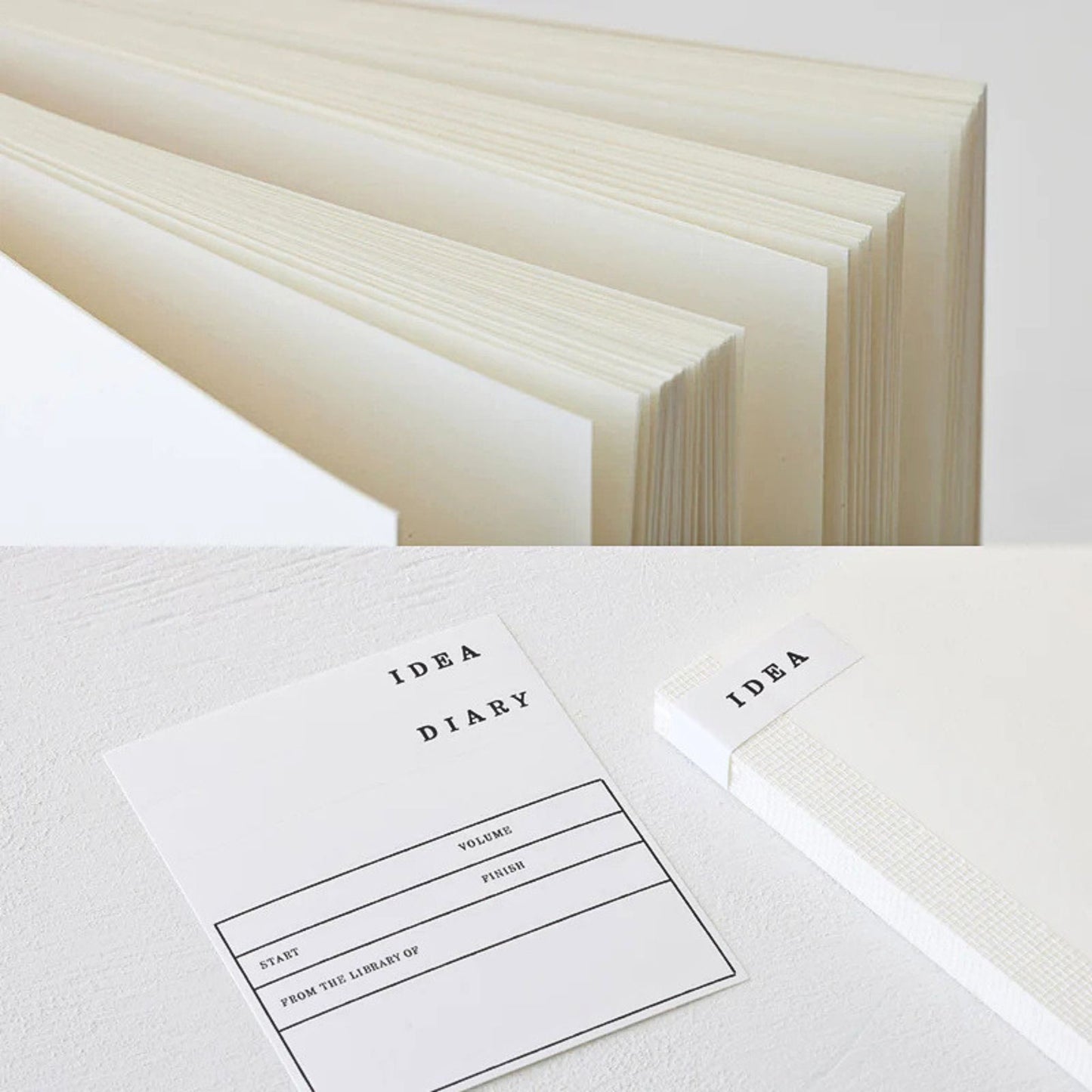 MIDORI - MD PAPER Notebook Cotton - Blank - A5 - Square