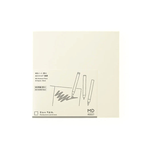 MD Product - Thick A5 Square Notebook - Blank